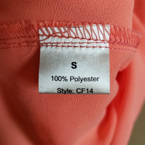 NWT Elan Coral Flowy Racerback Top Size Small - Picture 5 of 6